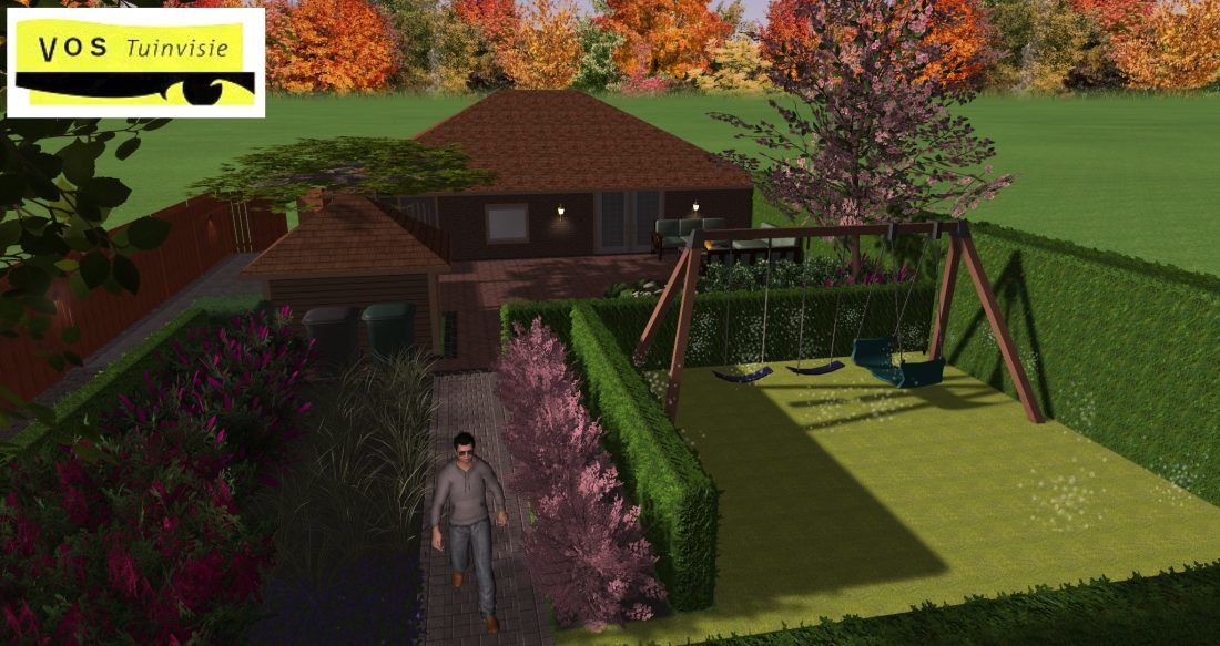 3d Tuinontwerp door Vos Tuinvisie