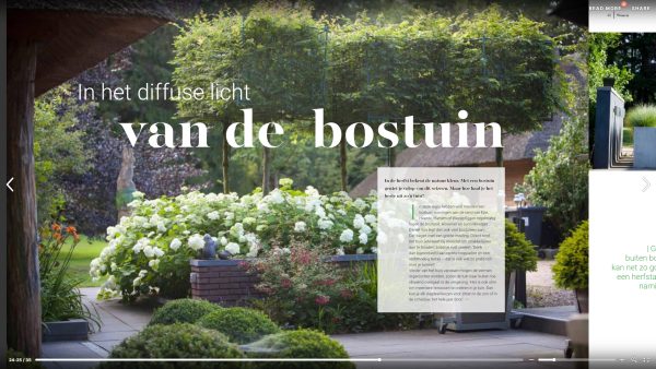Vos Tuinvisie in Omwonen magazine editie 4 Vos Tuinvisie in Omwonen magazine editie 4