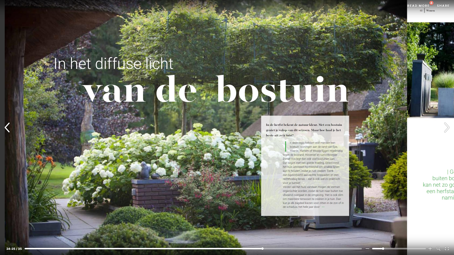 Vos Tuinvisie in Omwonen magazine editie 4