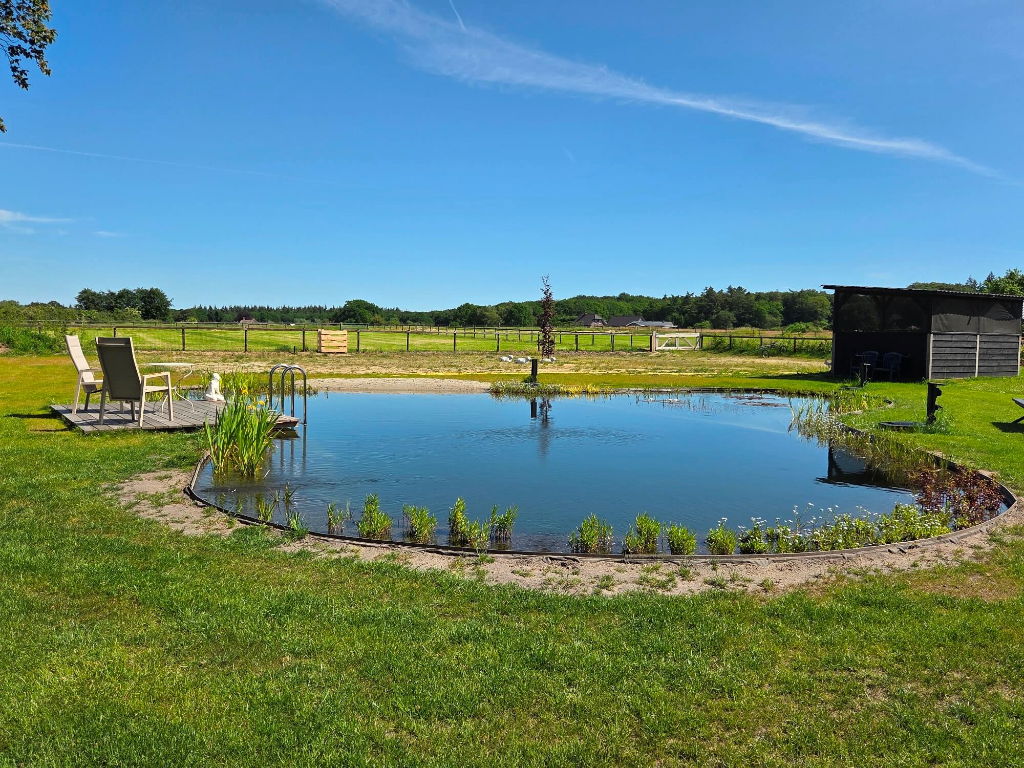 Natuurlijk zwemvijver aanleg Elspeet